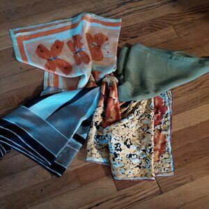 Lot of 4 Vintage Vera Scarves